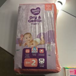 Size 2 Dry&Gentle Diapers 