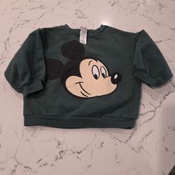 DISNEY MICKEY MOUSE SWEATSHIRT SZ 2T SEE DESCRIPTION 
