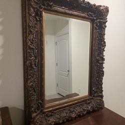 Beautiful  Antique Gold Mirror 