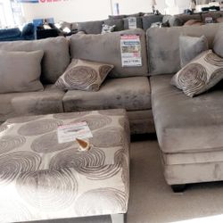 Groovy Grey Sectional 