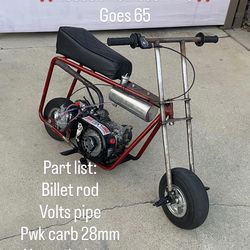 Joes mini bike trade for petal bike