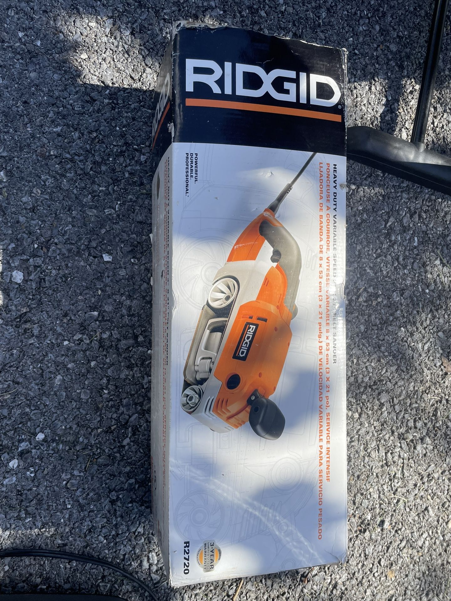Heavy Duty Ridgid Belt Sander