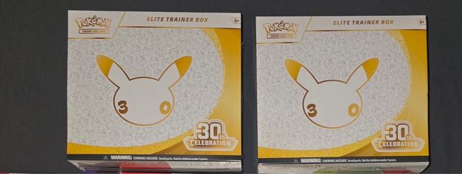Pokemon TCG 30th Celebration Elite Trainer Box Sealed