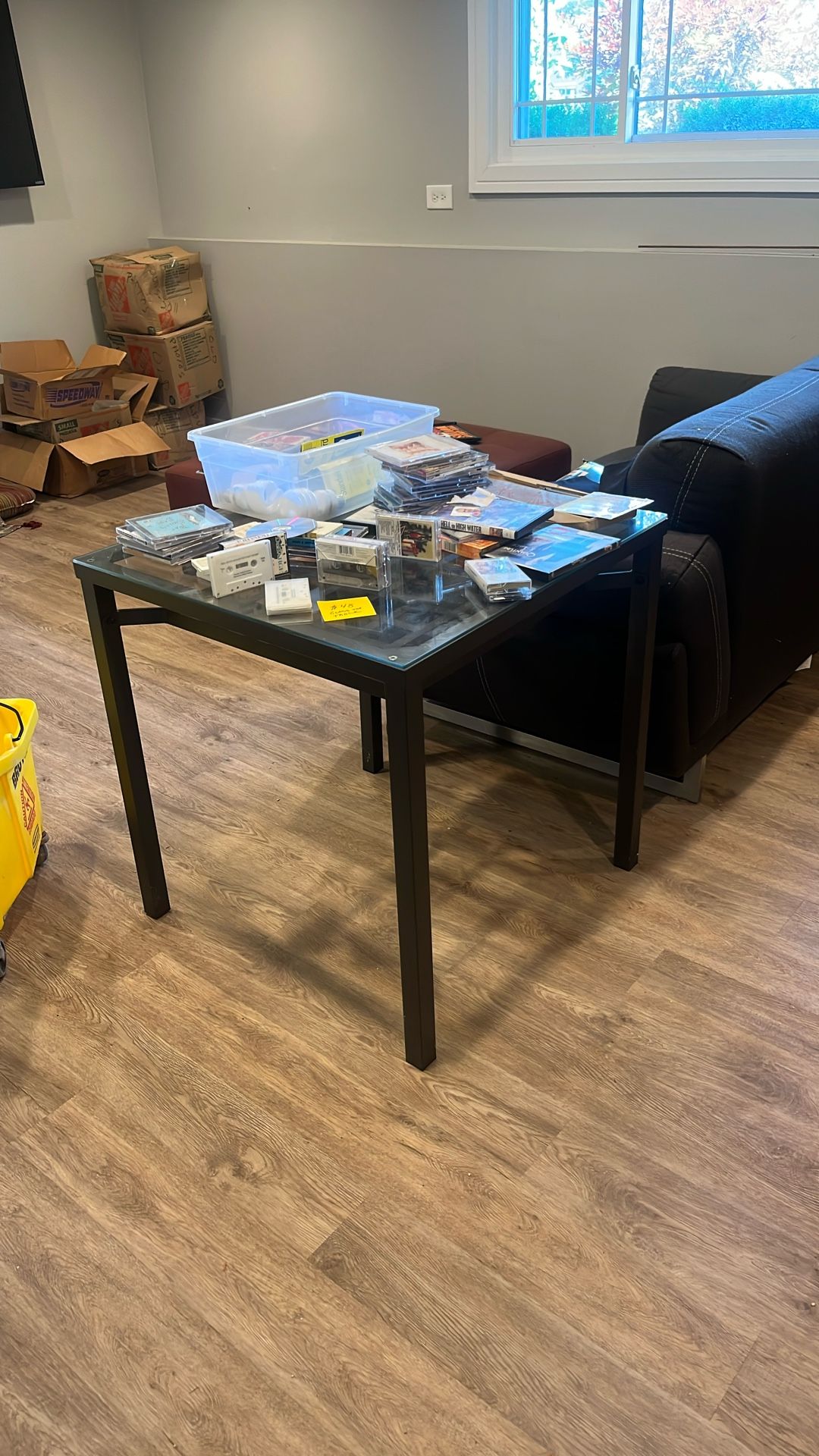 Glass Top Table