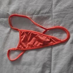 Orange Bikini Bottoms