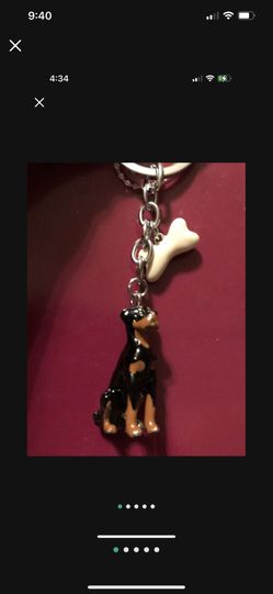 ROTTWEILER DOG KEYCHAINS NEW