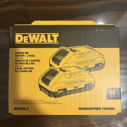 Dewalt 4 Ah Batteries 2 Pack