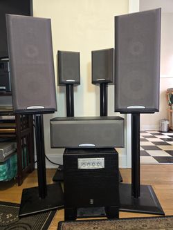 Sony Speaker System Model No. SS-MB150H with Yamaha Subwoofer Model No. YST-SW215