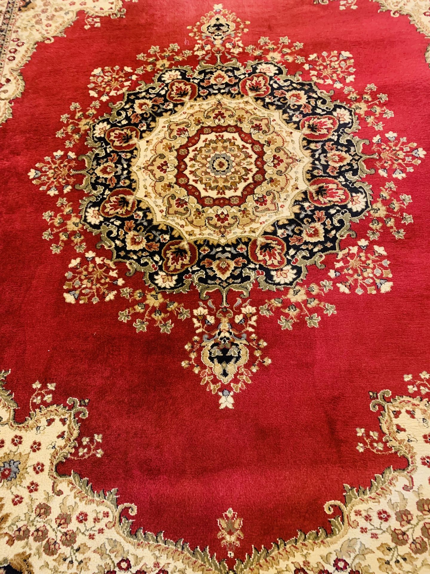 Traditional design area rug