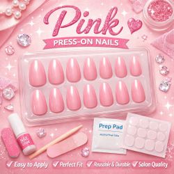 High-Quality Acrylic Press-On Nails 💖
Salon look. Zero wait