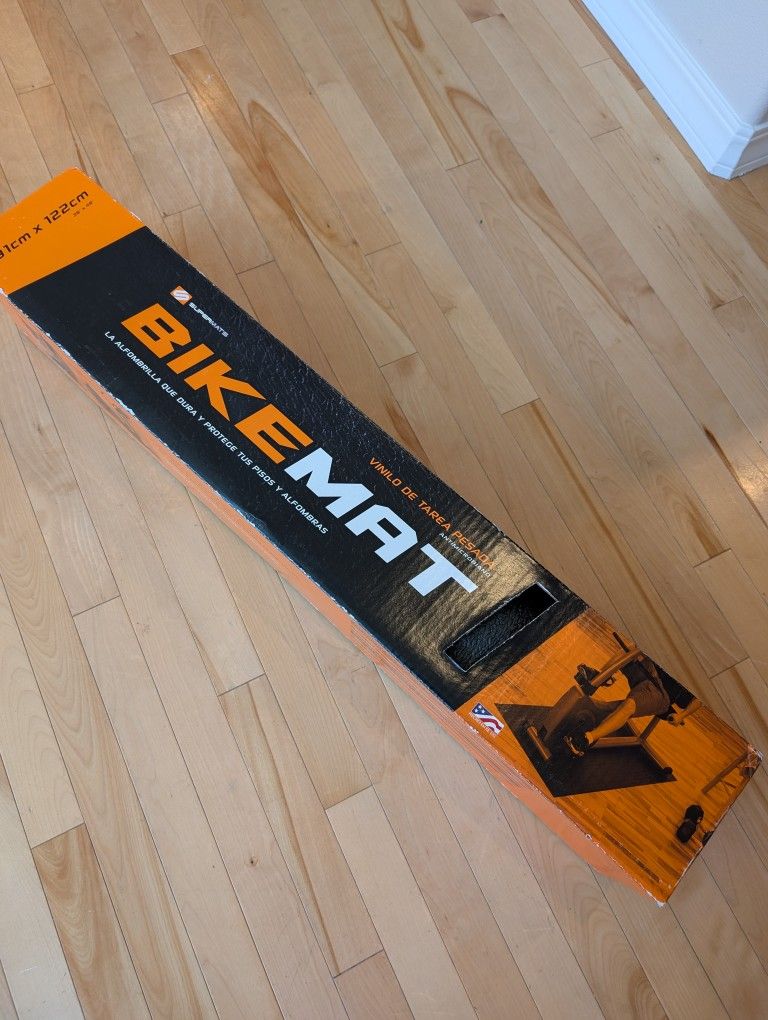 Indoor Bike Mat, New In Box, Never Used