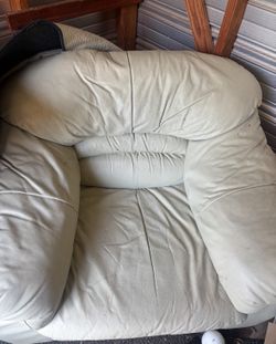 White Leather Chair