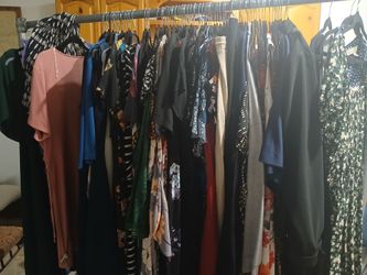 Plus size clothes, dresses, skirts, tops, from $3 to 15