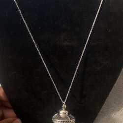 Necklace With UFO Pendant