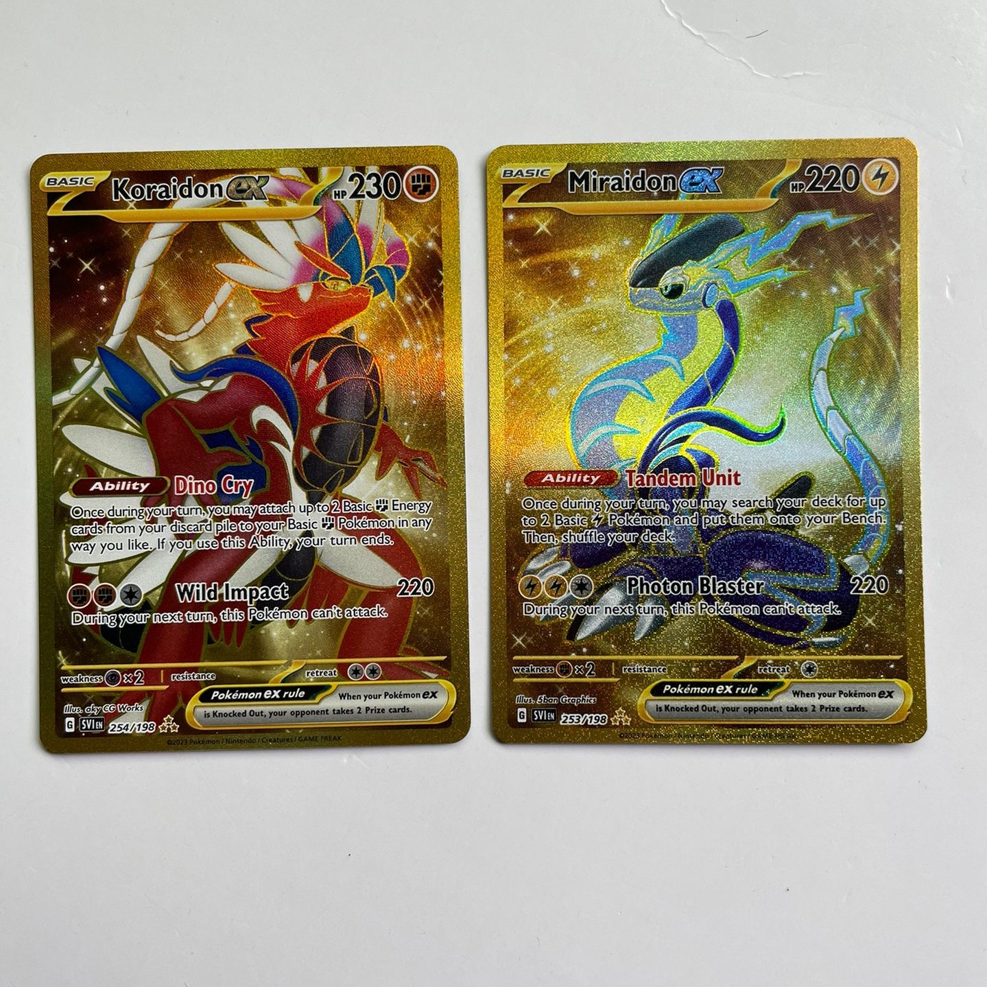 Miraidon ex - 253/198 - Hyper Rare - Pokemon Singles » SV