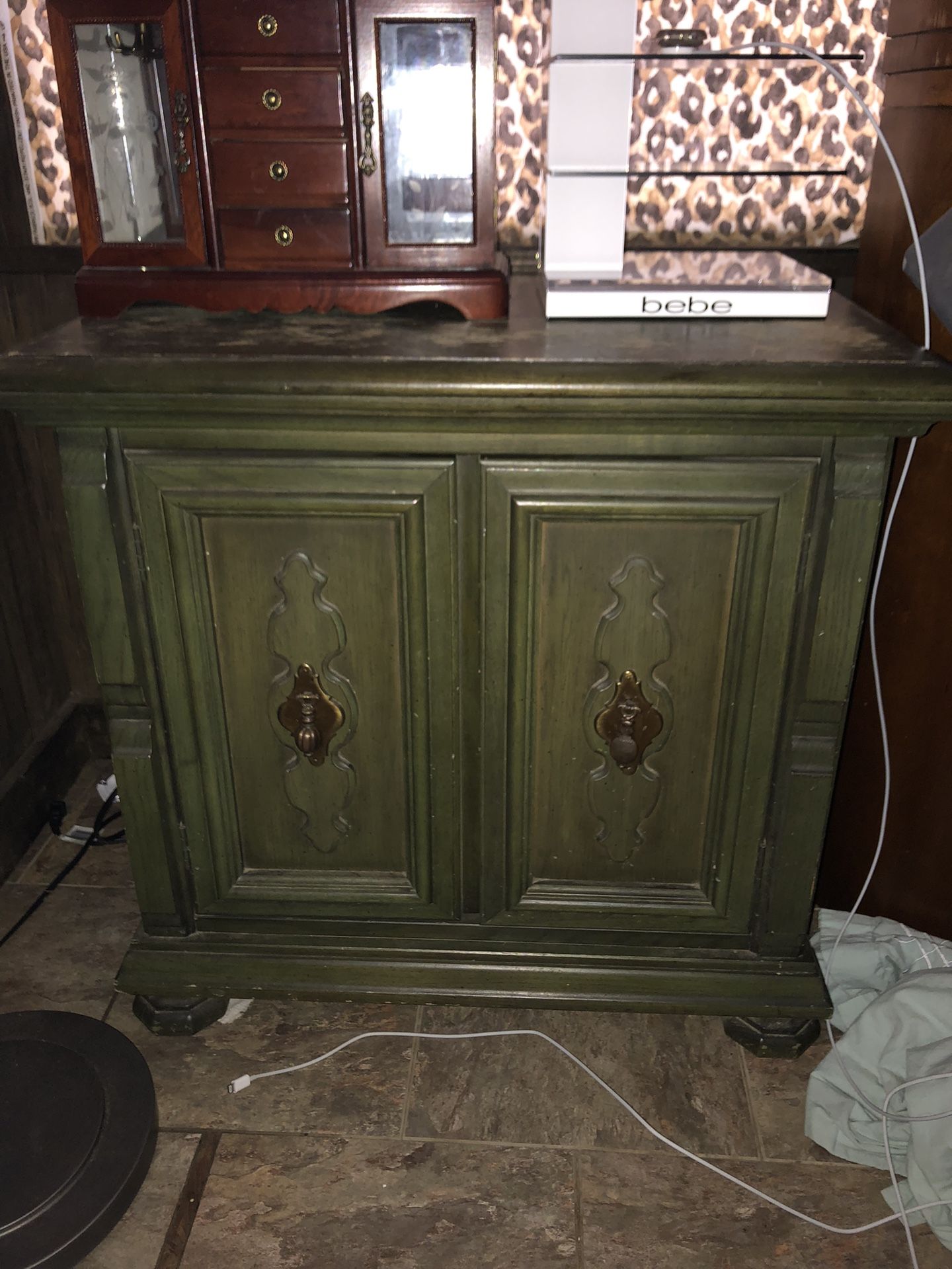 Two Nightstands And A Dresser 