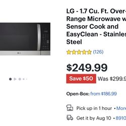 LG Microwave 