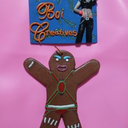 Handmade Cinnaman BDSM Gingerbread Man