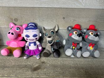 Funko Five Nights At Freddy’s Plush 8" Ballora Pigpatch Twisted Ones Wolf Lefty