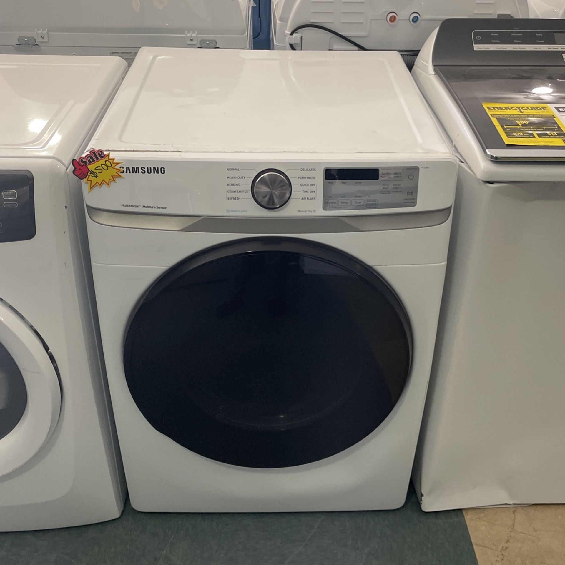White Samsung Gas Dryer🔥🔥🔥