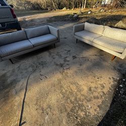 *FREE DELIVERY* 2 West Elm Modern Sofas 