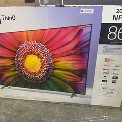Best Deals.  86" 86" Screen Led Smart 4k By LG ThinQ.  1 Year Warranty 