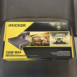 Kicker 4 channel amplifier 720 watts max CXA360.4