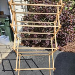 Large Wooden Drying Rack 