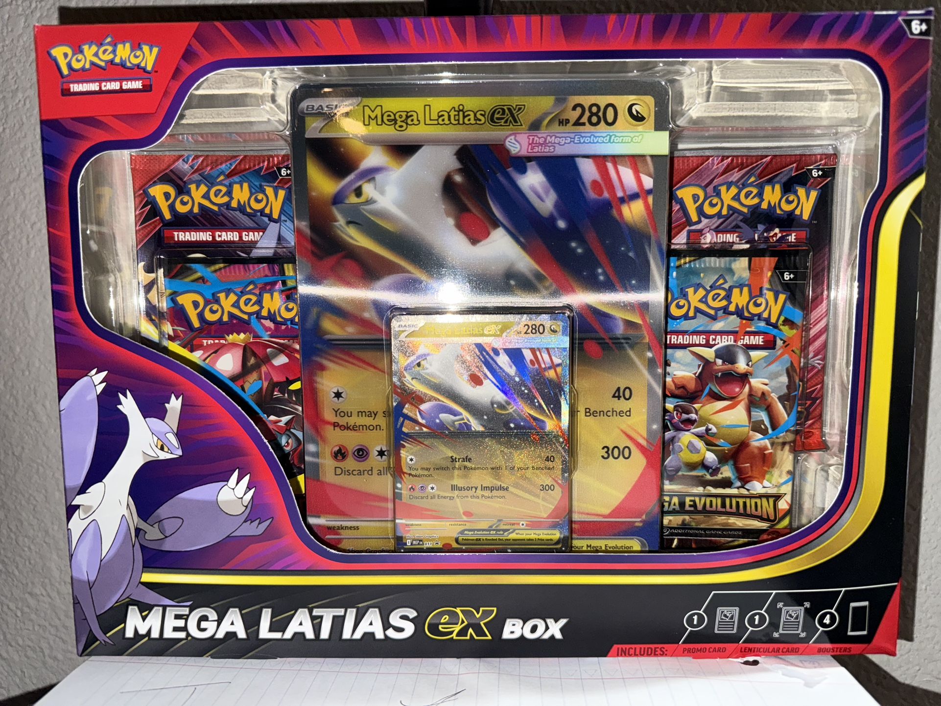 Pokemon TCG Mega Evolutions Mega Latias ex Box