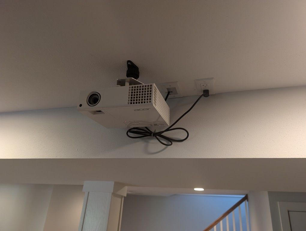 Projector and 105" Screen