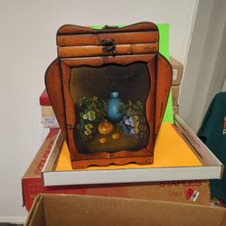 Wine or liquor bottle display / storage  decorative box