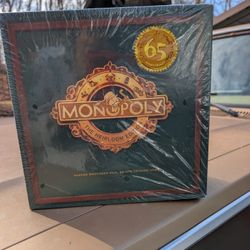 65th Anniversary Monopoly Hair Loomed Edition Unopened Monopoly Game