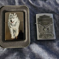 Zippo Lighters. Harley Davidson Wolf. $85 For All. See Below For Prices