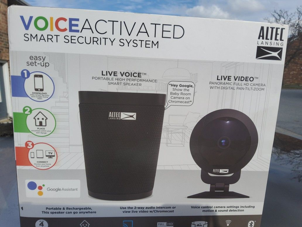 Altec Lansing Voice Activated Altec Smart Security Altec Lansing