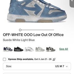 OFF-WHITE OOO Low Out Of Office