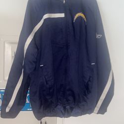 Chargers Large Windbreaker Reebok Old 