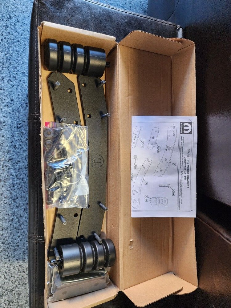 jeep wrangler spare tire bracket