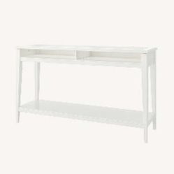 IKEA Assembled Liatrop Glass Console Table