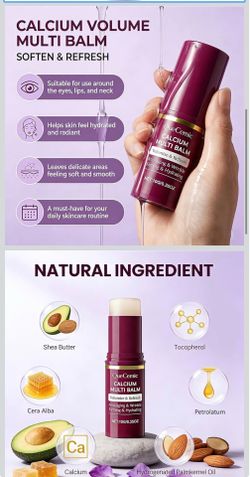 Calcium Volume Multi Balm, Collagen Hydrating Stick
