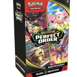 Pokemon Trading Card Games Mega Evolution Perfect Order Booster Bundle