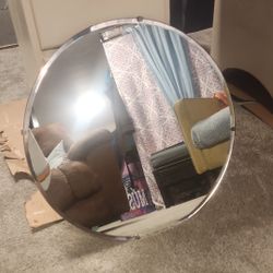 Antique Round Mirror 