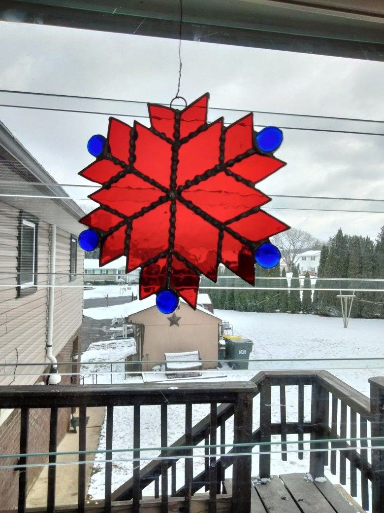Stain Glass Snowflake