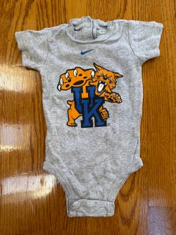 Nike Kentucky Wildcats Baby Onesie - Gray, 3-6 Months, Excellent