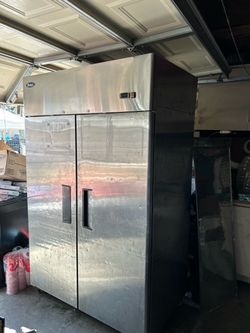 Atosa 2-Door Commercial Stainless Steel Refrigerator
