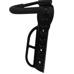Steel Wall Mount Vertical Bike Hook – Heavy Duty Storage Rack – Black