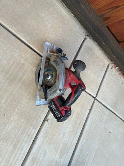 Milwaukee cordless Skil saw
