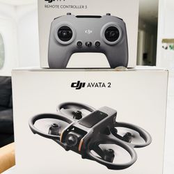 DJI Avata 2 FPV Drone with Goggles 3 & 3-Battery Fly More Combo & DJI FPV Remote Controller 3
