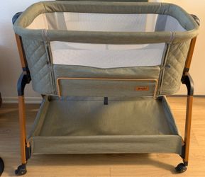Jimglo Rocking Bassinet olive green