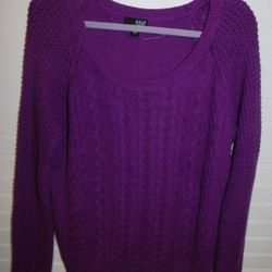 A.N.A. Womens Sweater size XL Purple 


