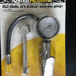 Duel, Chuck Chour Inflator With Dowell Gauge 220 Psi